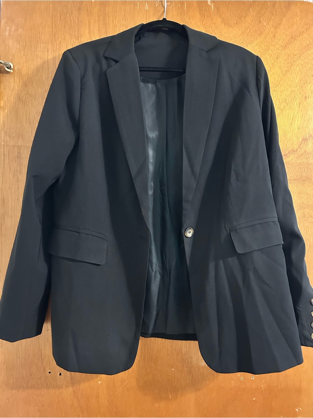 Classic Black Women's Blazer Jacket